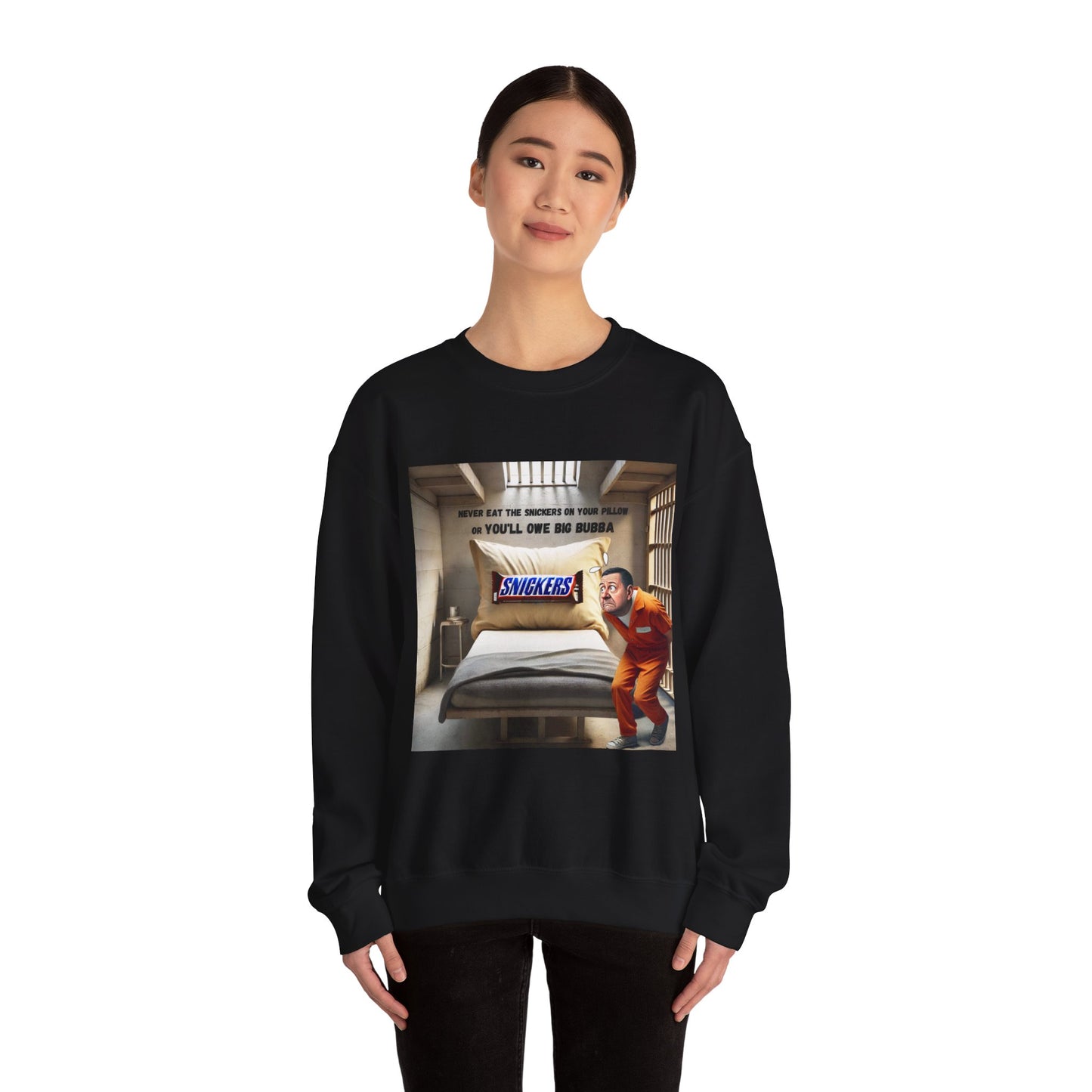 Inmate with Snickers - Sweatshirt - Unisex Heavy Blend™ Crewneck