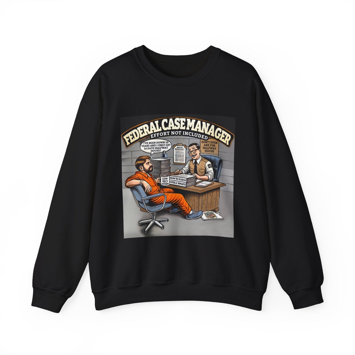 Inmate with Officer - Sweatshirt - Unisex Heavy Blend™ Crewneck