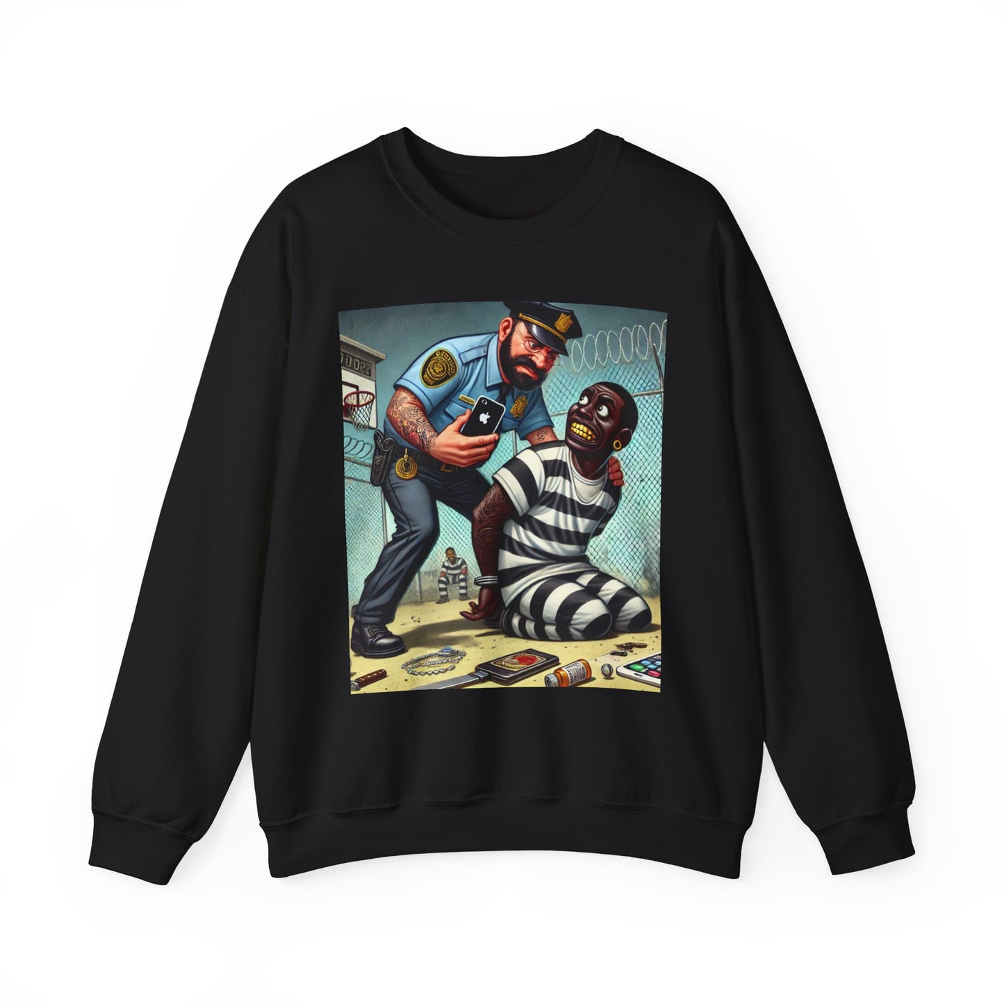 Policeman Seizing - Sweatshirt - Unisex Heavy Blend™ Crewneck
