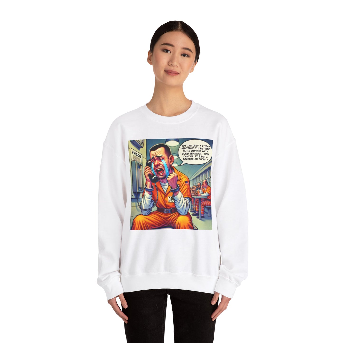 Man in Jail - Sweatshirt - Unisex Heavy Blend™ Crewneck
