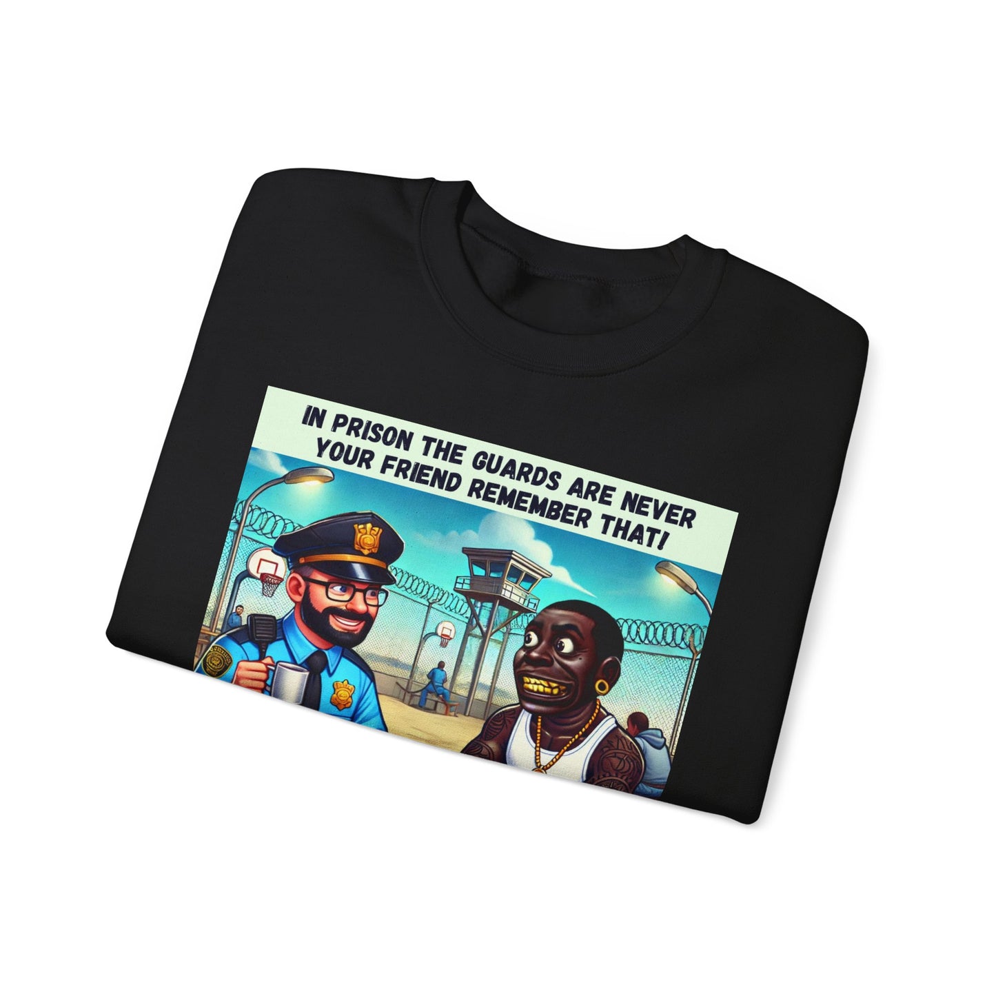 In Prison The Guards Are Never Your Friend - Sweatshirt - Unisex Heavy Blend™ Crewneck