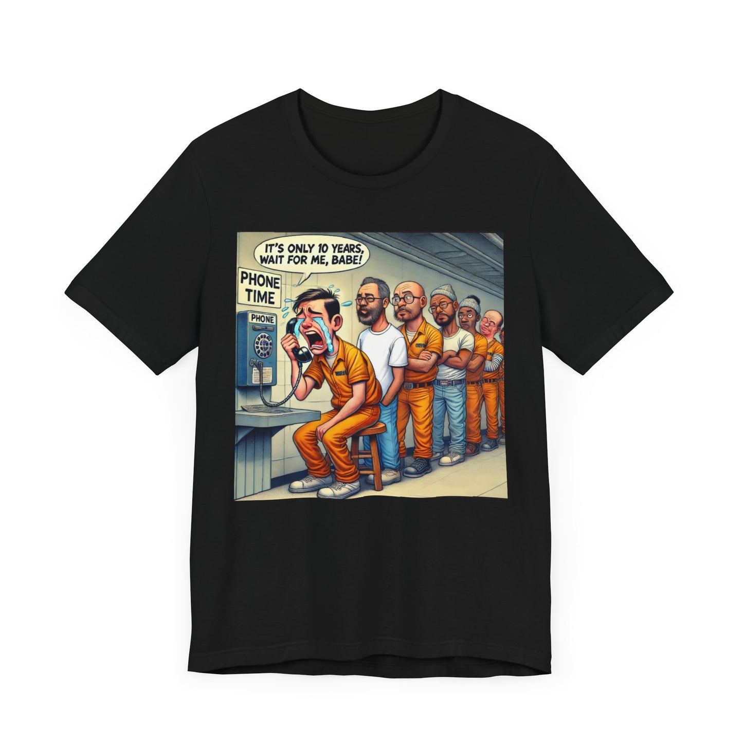 Inmate on Phone - Graphics T-Shirt