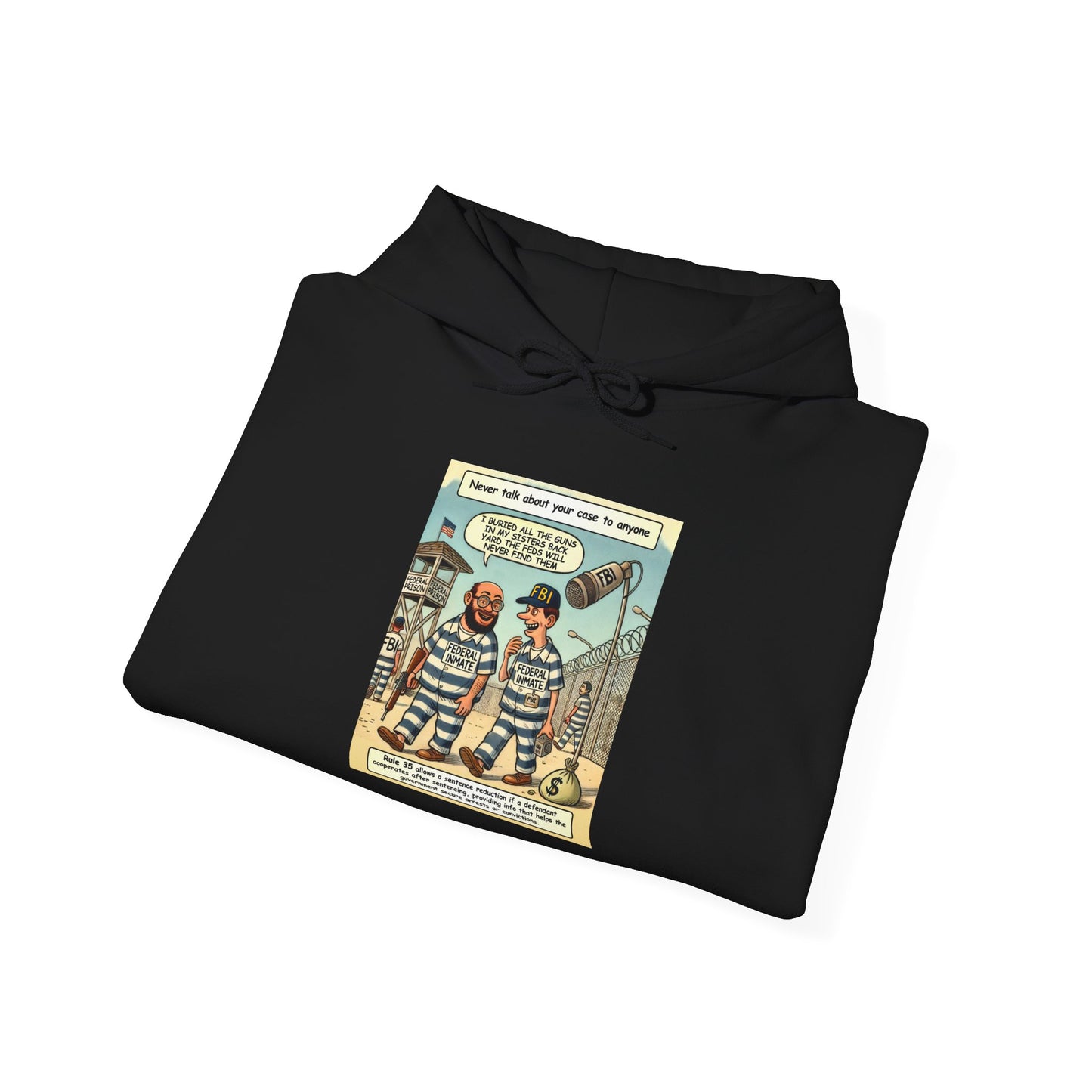 Inmate in Jail - Graphic Unisex Heavy Blend™ Hoodie