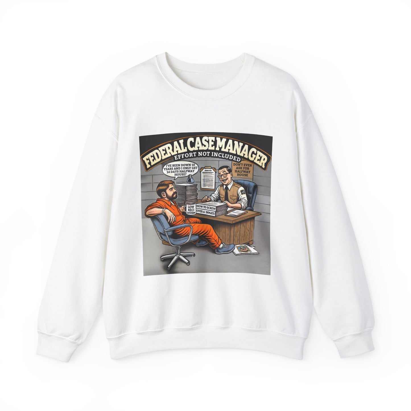 Inmate with Officer - Sweatshirt - Unisex Heavy Blend™ Crewneck