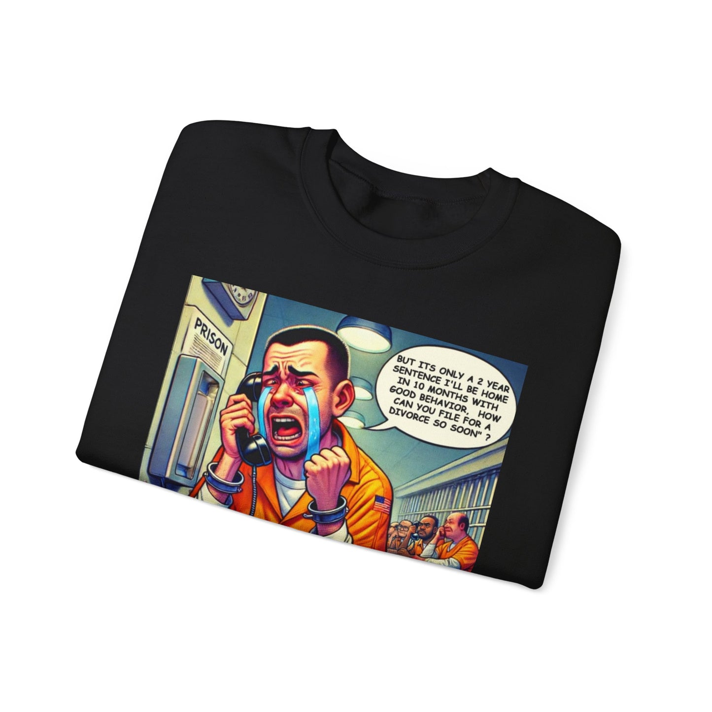 Man in Jail - Sweatshirt - Unisex Heavy Blend™ Crewneck
