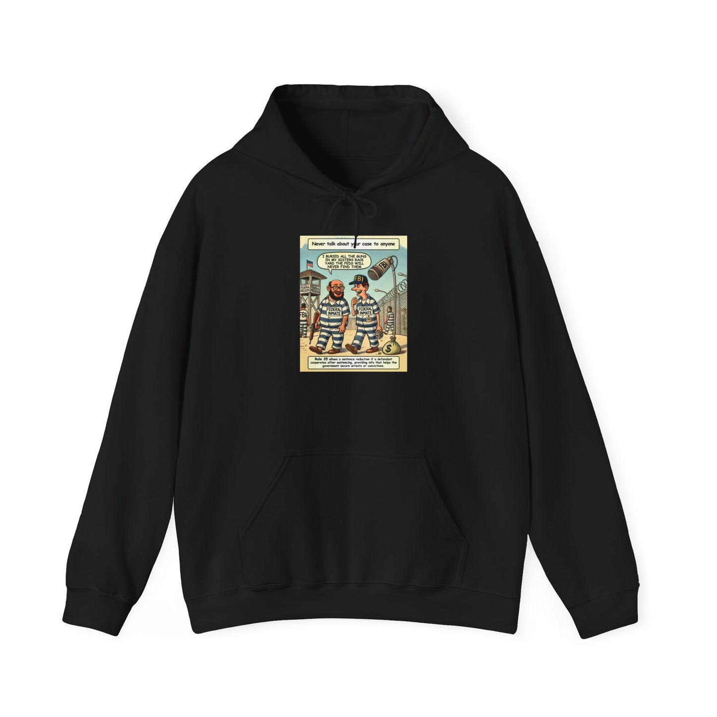 Inmate in Jail - Graphic Unisex Heavy Blend™ Hoodie