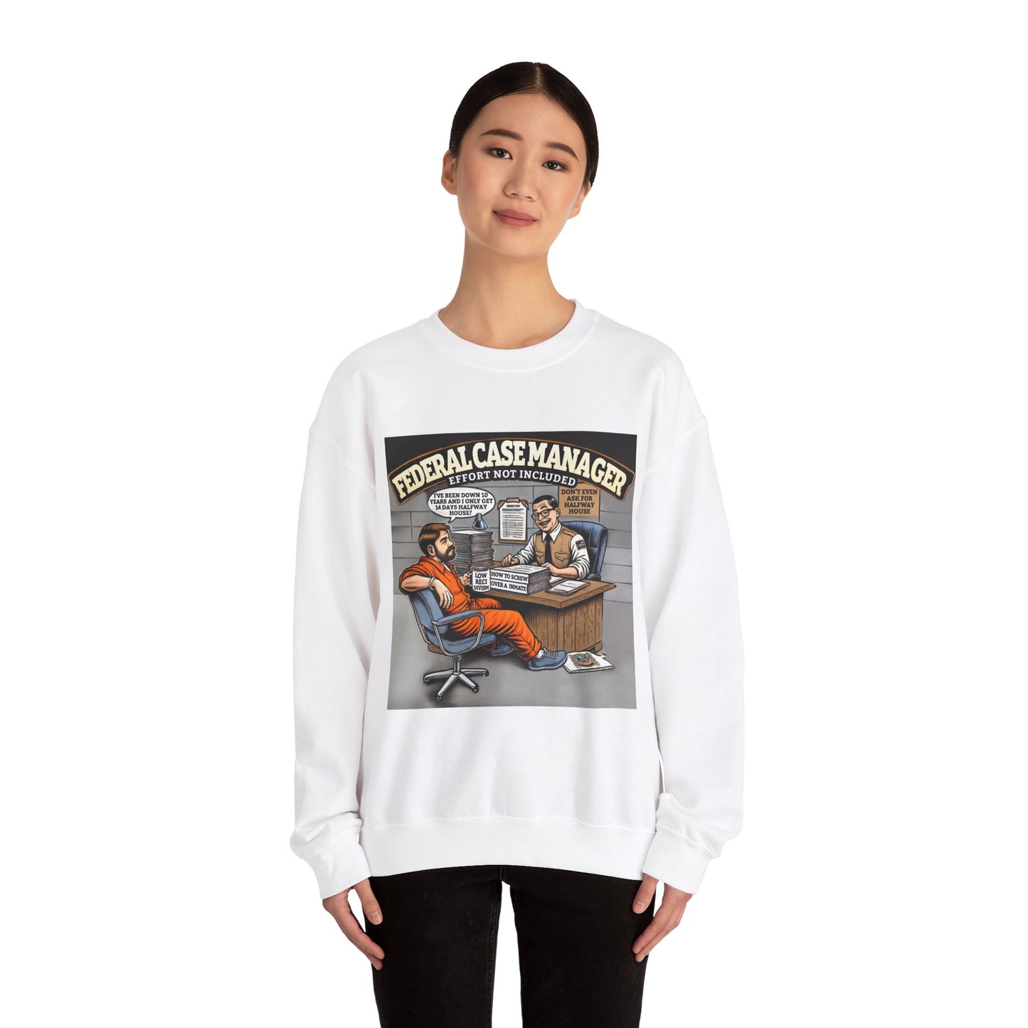 Inmate with Officer - Sweatshirt - Unisex Heavy Blend™ Crewneck
