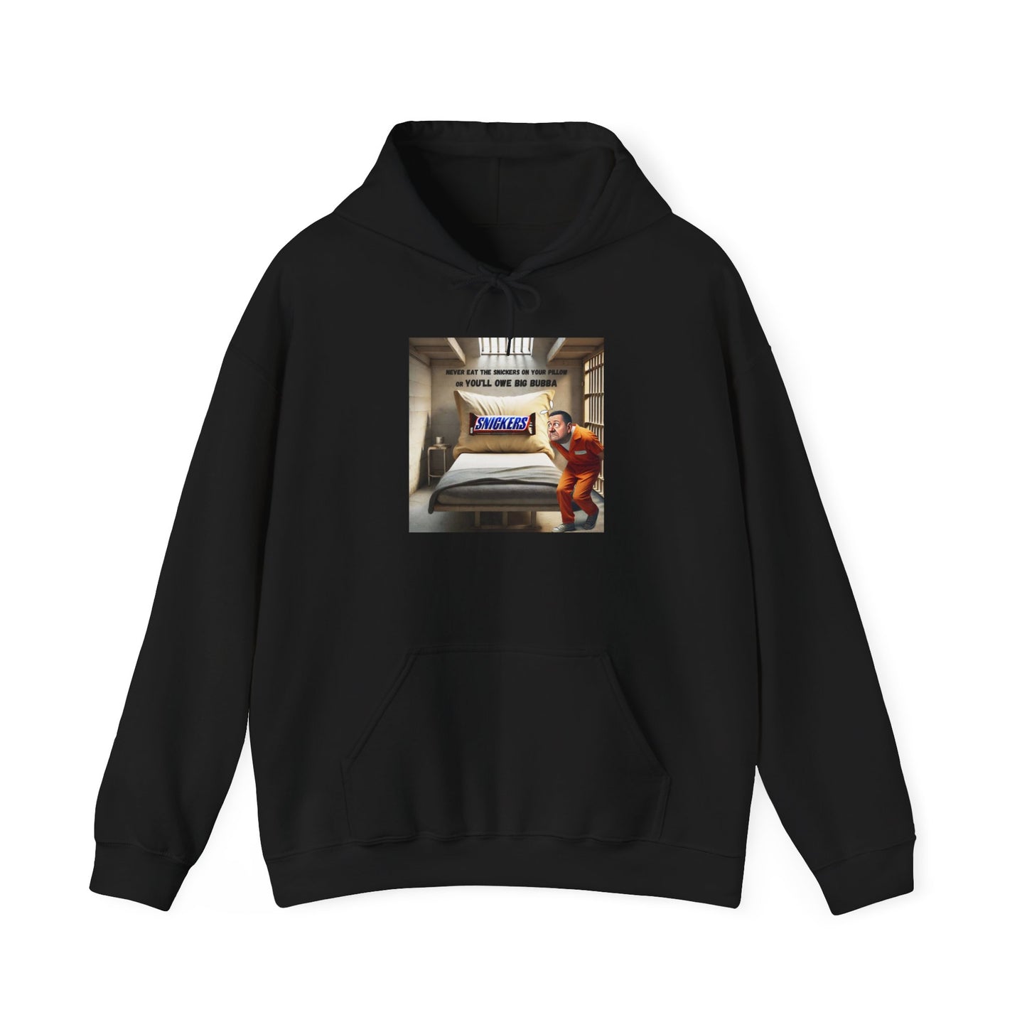 Man with Snickers - Graphic Unisex Heavy Blend™ Hoodie