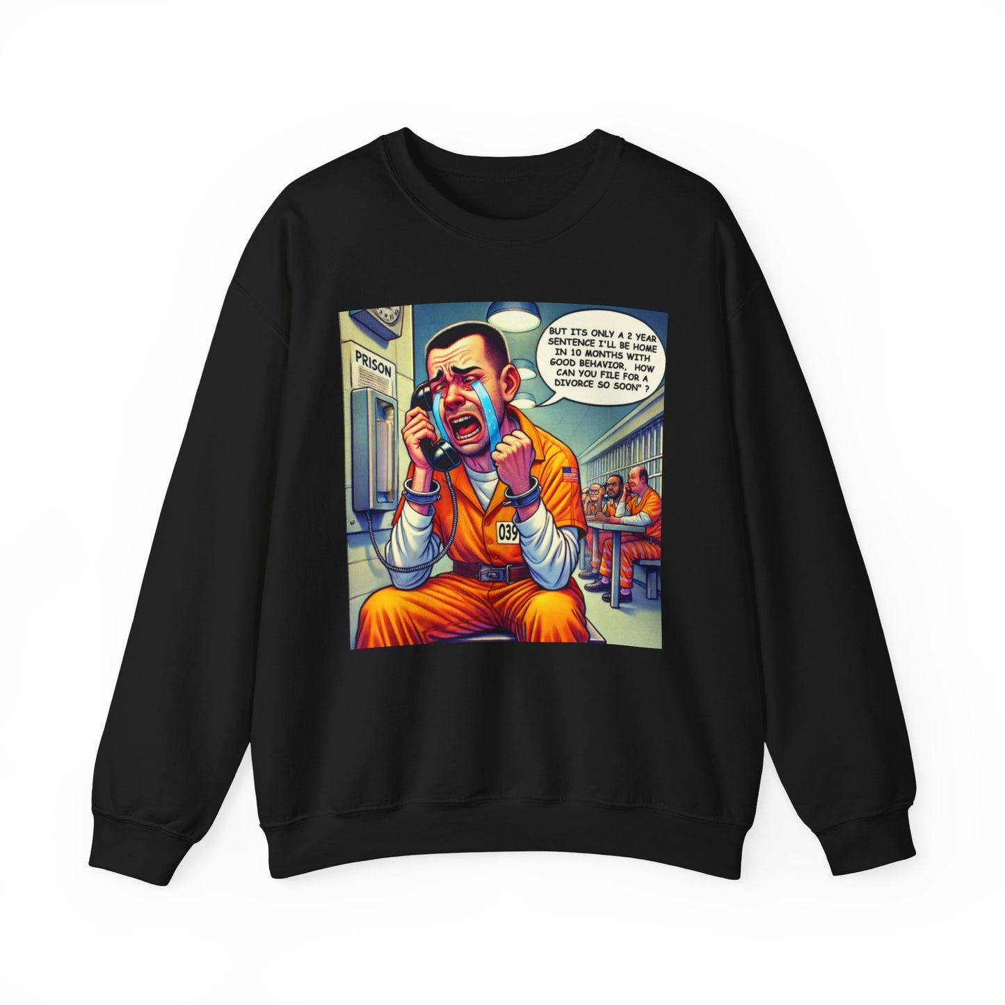 Man in Jail - Sweatshirt - Unisex Heavy Blend™ Crewneck