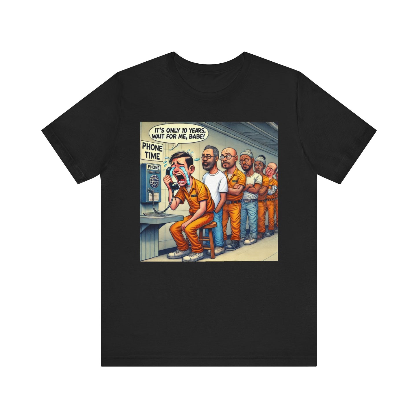 Inmate on Phone - Graphics T-Shirt