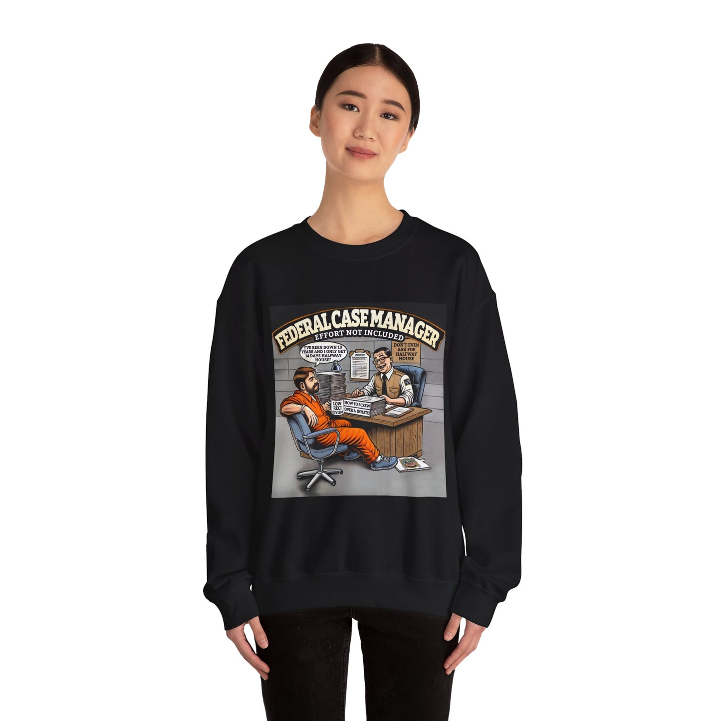 Inmate with Officer - Sweatshirt - Unisex Heavy Blend™ Crewneck