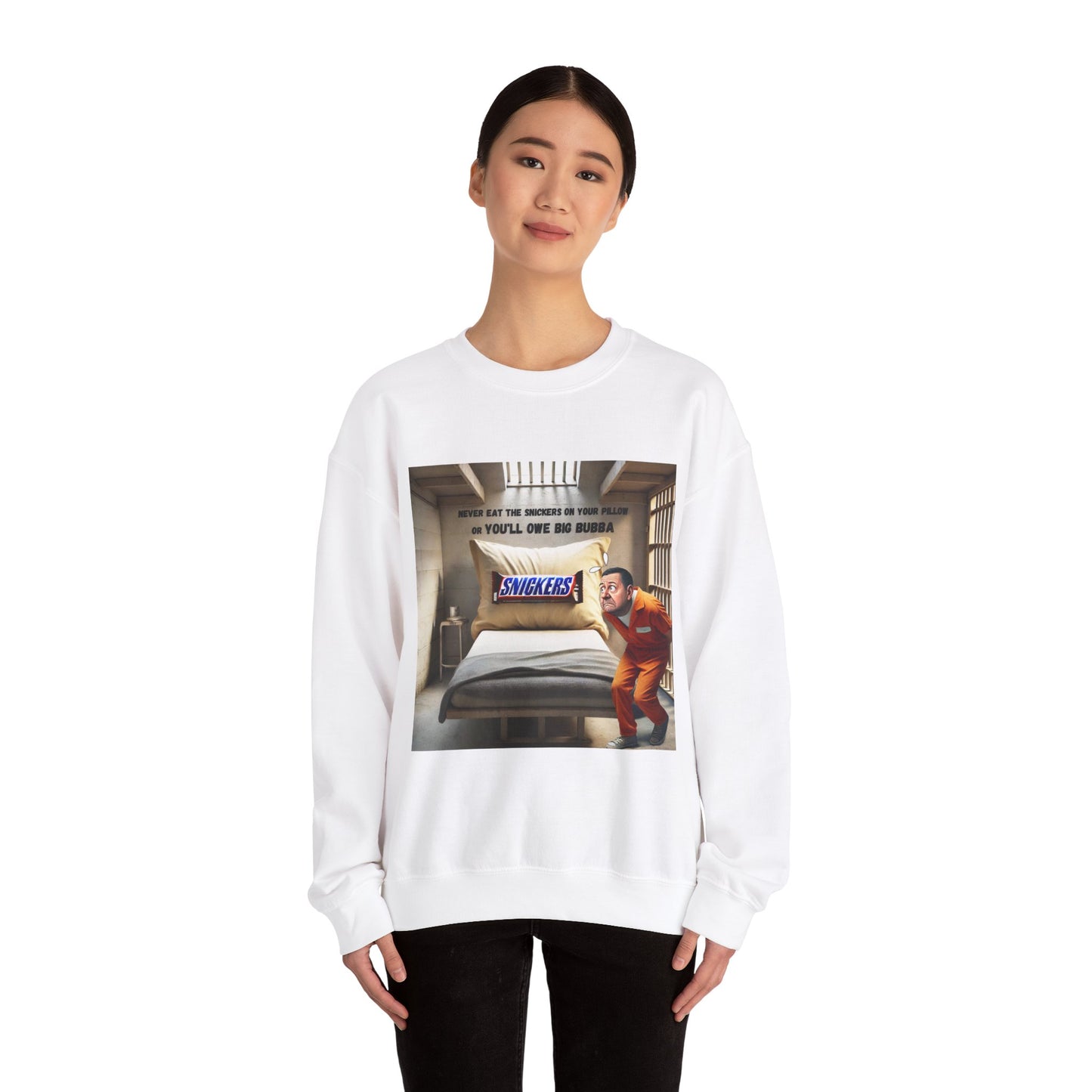 Inmate with Snickers - Sweatshirt - Unisex Heavy Blend™ Crewneck