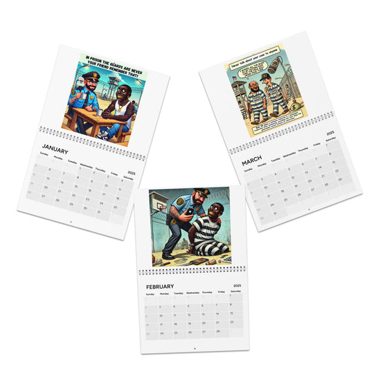 2025 Motivational FBOP Graphic Wall Calendar