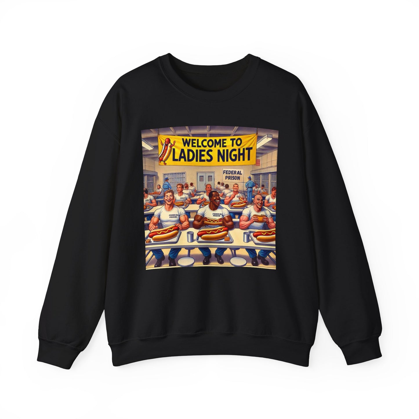Inmate eating - Sweatshirt - Unisex Heavy Blend™ Crewneck