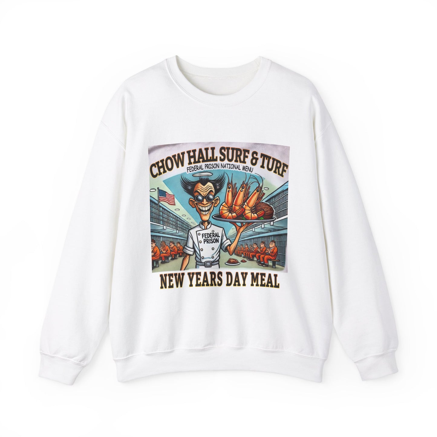 Chow Hall Surf - Sweatshirt - Unisex Heavy Blend™ Crewneck