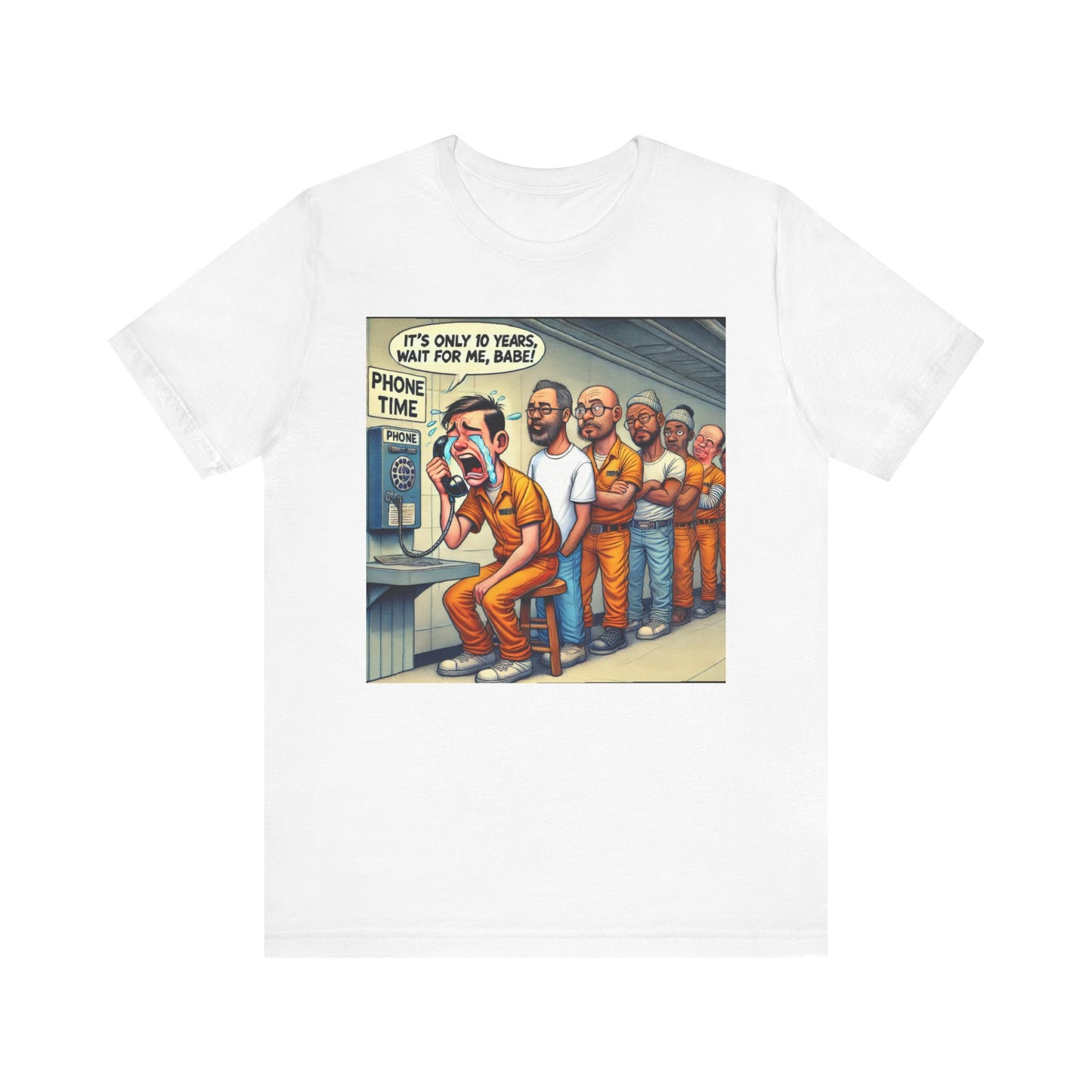 Inmate on Phone -  Graphics T-Shirt