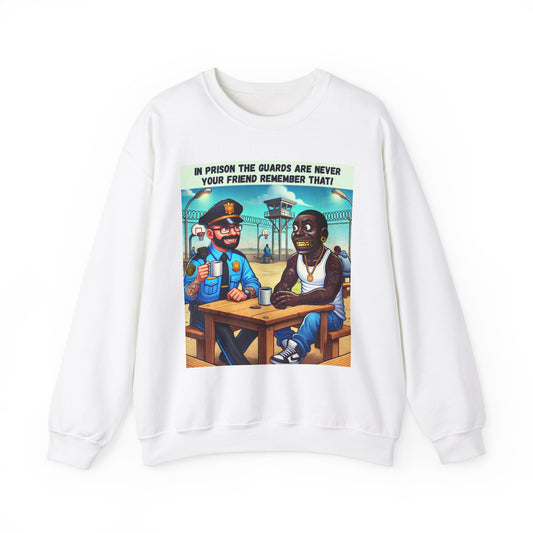 In Prison The Guards Are Never Your Friend - Sweatshirt - Unisex Heavy Blend™ Crewneck