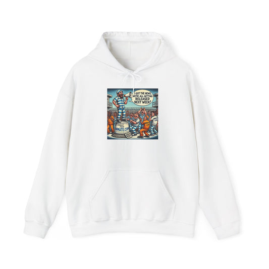 Inmate with Bullhorn - Graphic Unisex Heavy Blend™ Hoodie