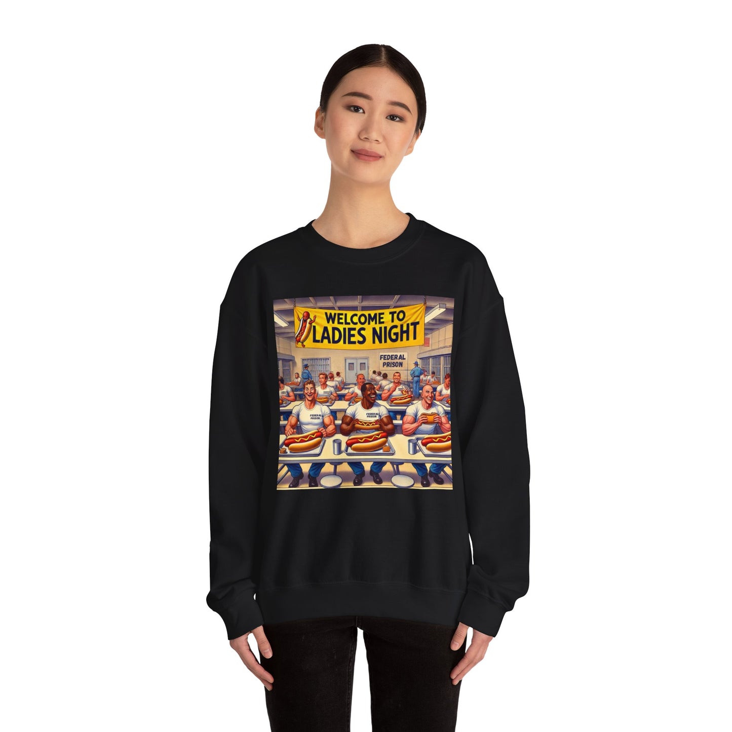 Inmate eating - Sweatshirt - Unisex Heavy Blend™ Crewneck