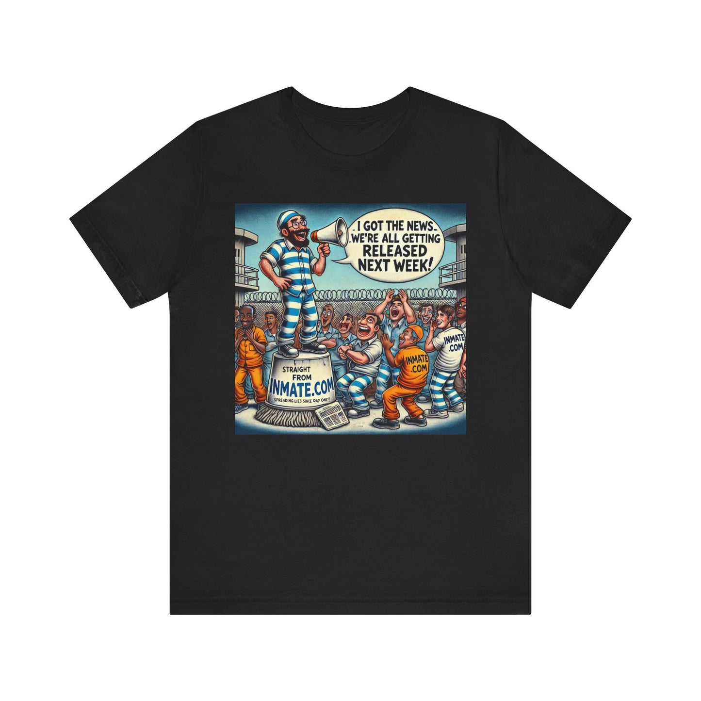 Inmate Screaming -  Graphics T-Shirt