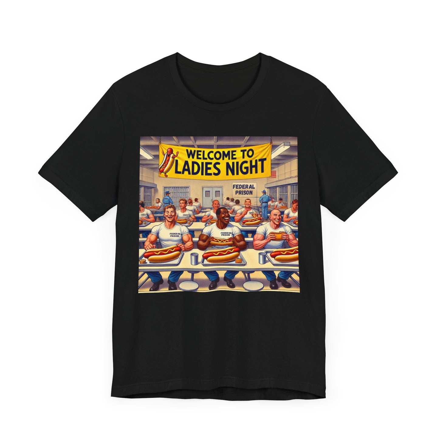 Inmate eating -  Graphics T-Shirt