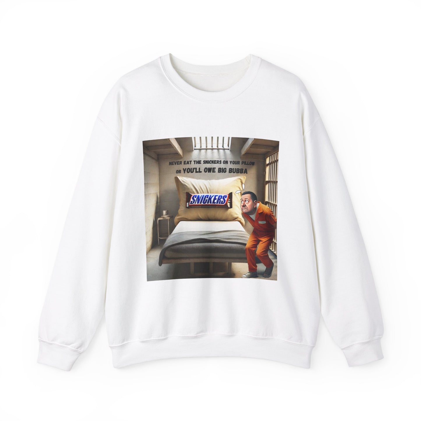 Inmate with Snickers - Sweatshirt - Unisex Heavy Blend™ Crewneck
