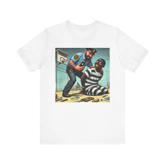 Policeman Seizing  -  Graphics T-Shirt