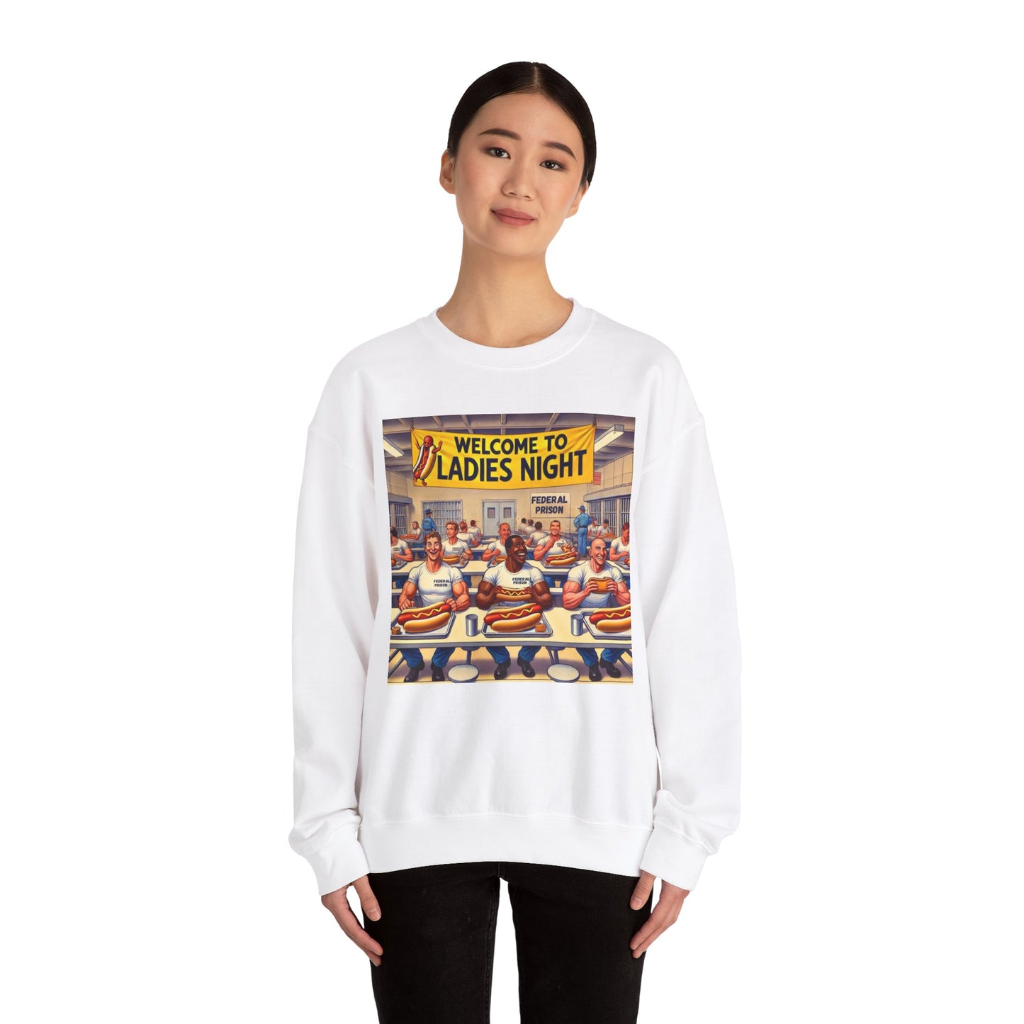 Inmate eating - Sweatshirt - Unisex Heavy Blend™ Crewneck