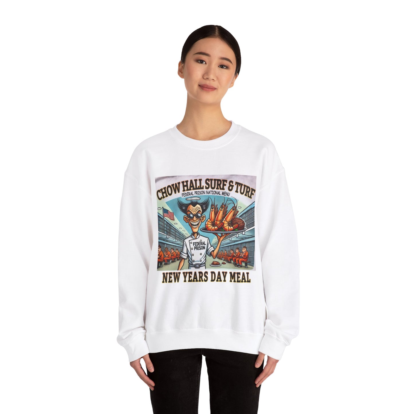 Chow Hall Surf - Sweatshirt - Unisex Heavy Blend™ Crewneck