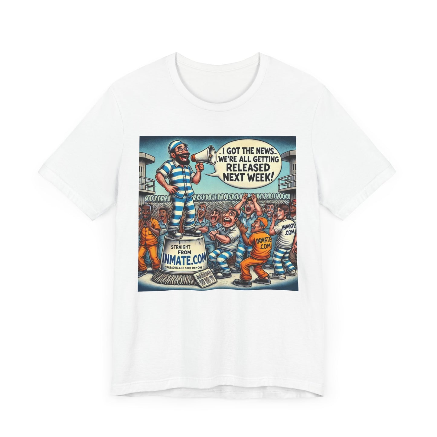 Inmate Screaming -  Graphics T-Shirt