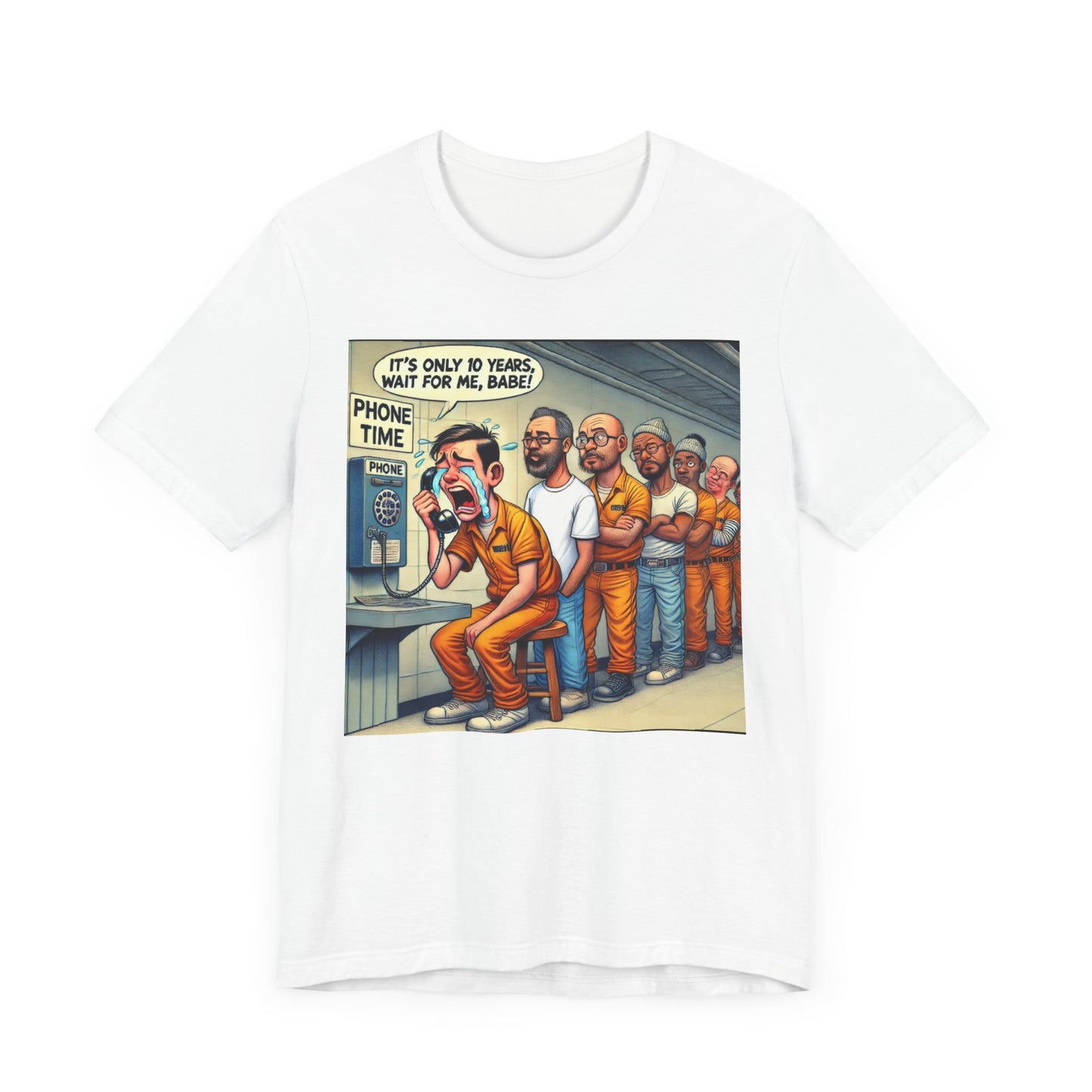 Inmate on Phone -  Graphics T-Shirt